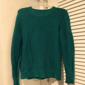 Emerald green Jcrew sweater XS